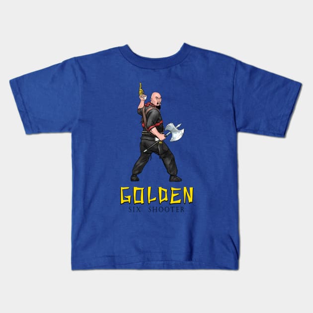 Golden Pistols Kids T-Shirt by PreservedDragons